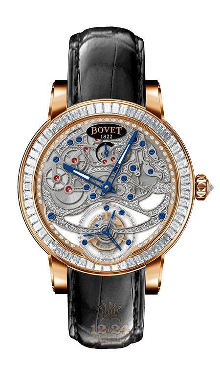 Bovet Dimier Watch R041001-SB1SD5 41 mm Pink gold Case Gray Silver Dial