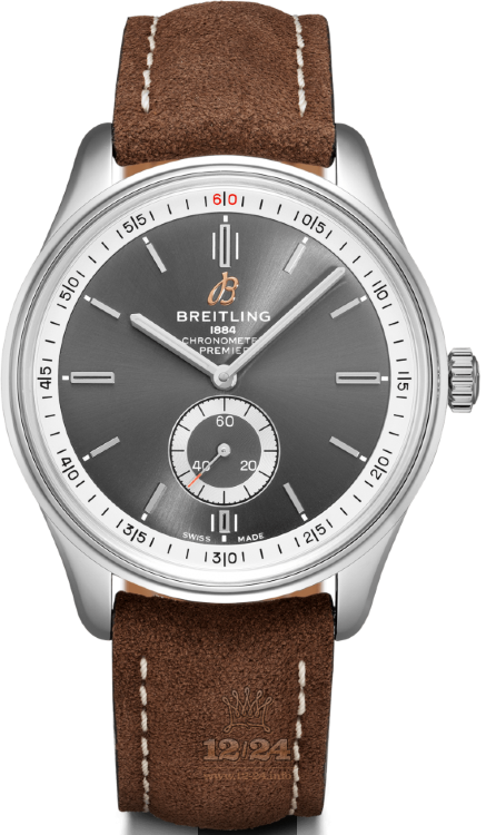 Breitling Premier Watch A37340351B1X1 40 mm Stainless steel Case Gray Dial