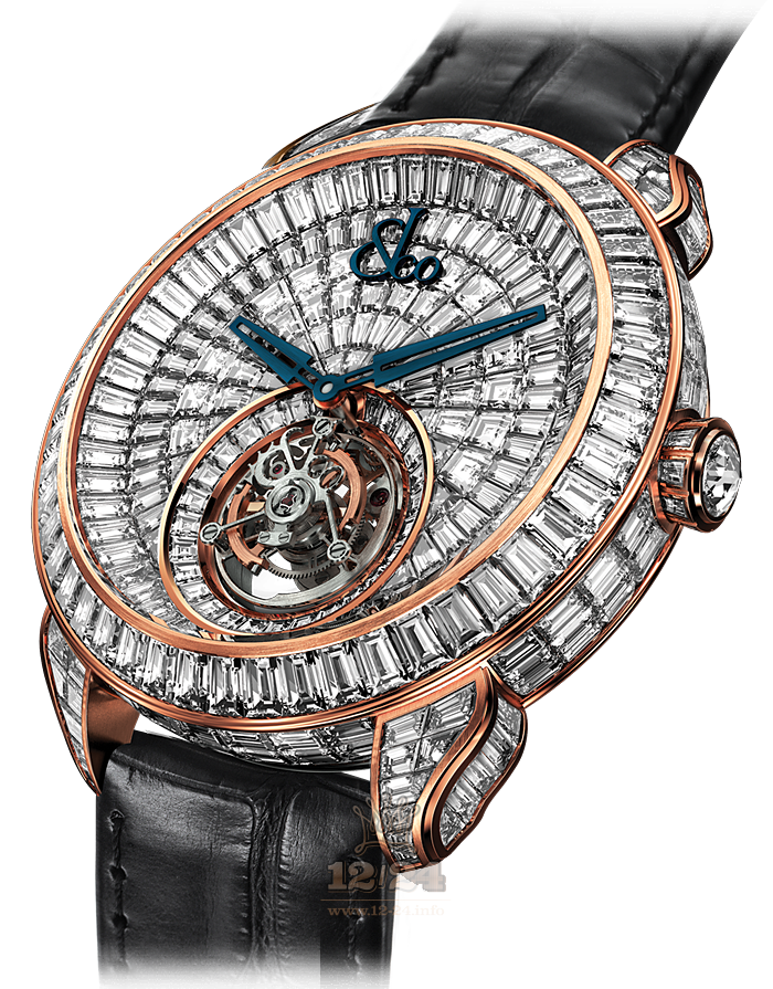 Jacob & Co High Jewelry Masterpieces Watch PO820.40.BD.BD.A 47 mm Pink gold Case