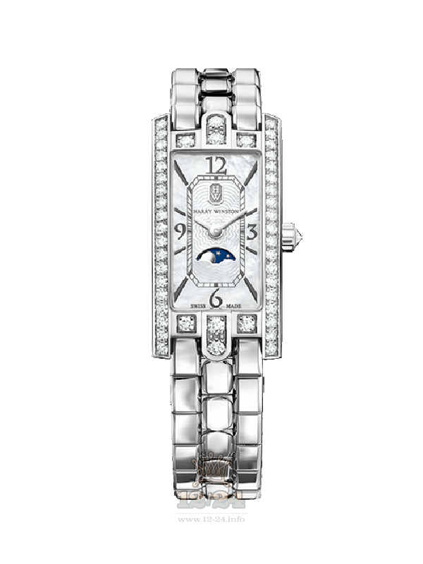 Harry Winston The Avenue Collection Watch AVCQMP16WW002 32 mm White gold Case White Dial