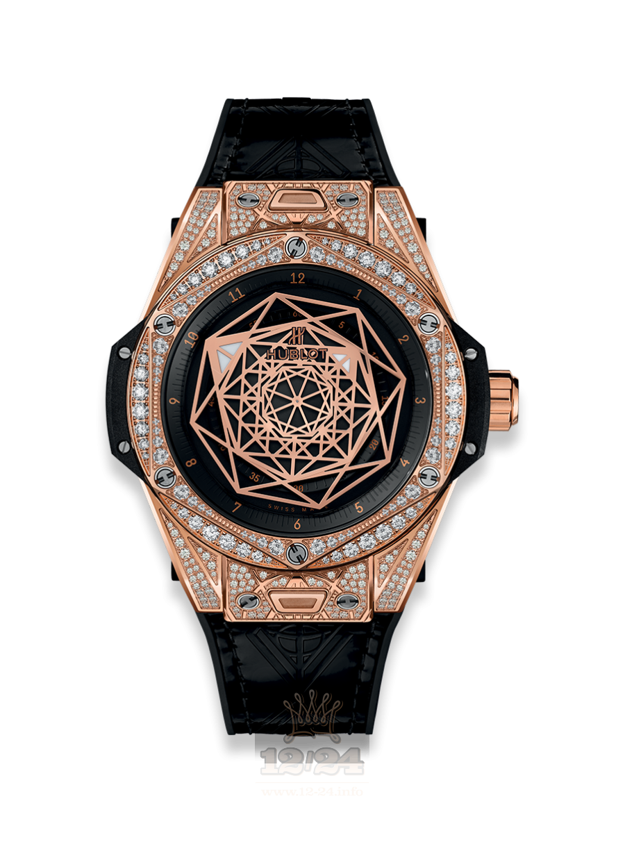 Hublot Big Bang Watch 465.OS.1118.VR.1704.MXM18 39 mm Pink gold Case Black Dial