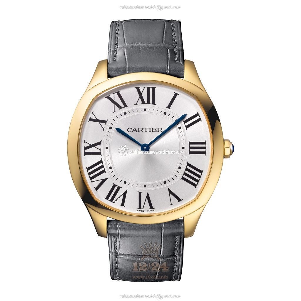 Cartier Drive de Cartier Watch WGNM0011 38 mm Yellow gold Case Silver Dial