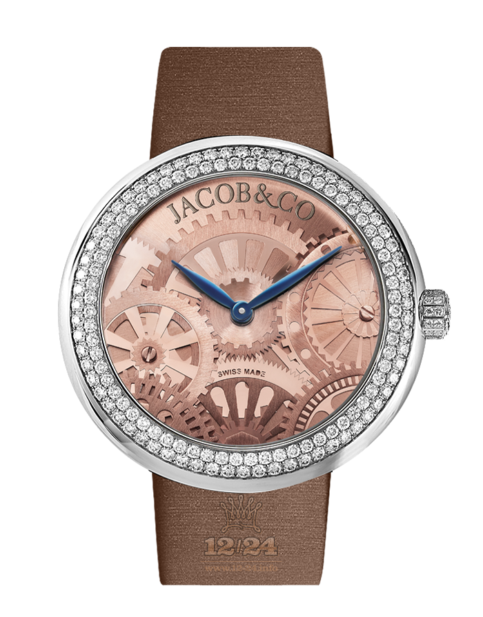Jacob & Co Ladies Collection Watch 210.030.10.RT.OY.3NS 44 mm Stainless steel Case