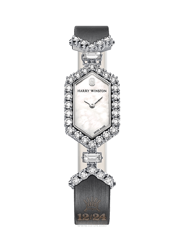 Harry Winston High Jewelry Timepieces Watch HJTQHM18PP006 30 mm Platinum Case White Dial