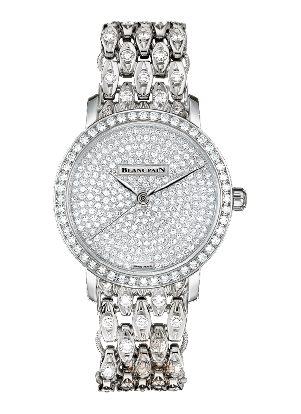 Blancpain Women Watch 6102-1963-96A 29 mm White gold Case