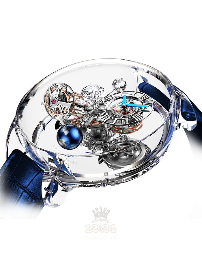 Jacob & Co Grand Complication Masterpieces Watch AT125.80.AA.UA.A 50 mm Sapphire Case