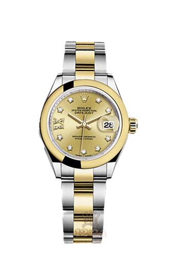 Rolex Datejust Watch 279163-0021 28 mm Steel / Yellow gold Case Golden Dial