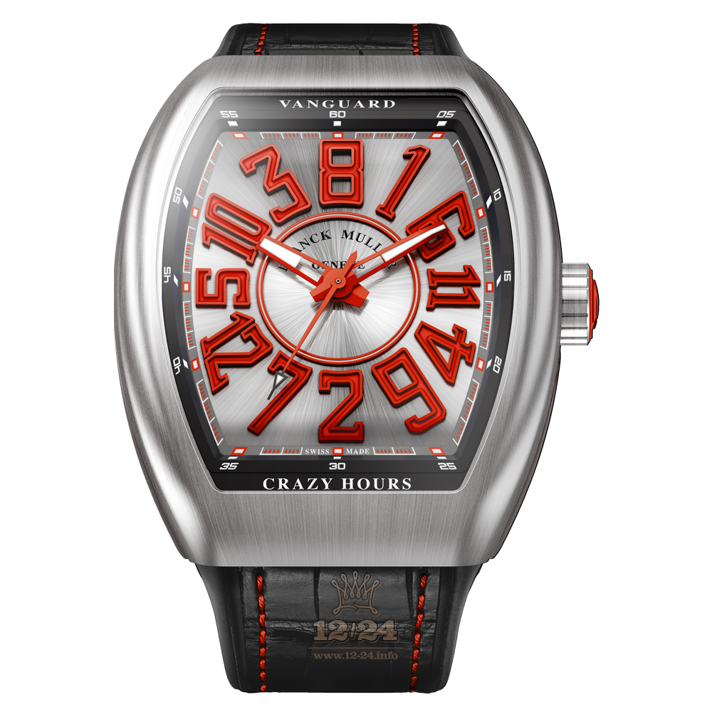 Franck Muller Vanguard Watch V 45 CH BR RG 45 mm Stainless steel Case Gray Silver Dial