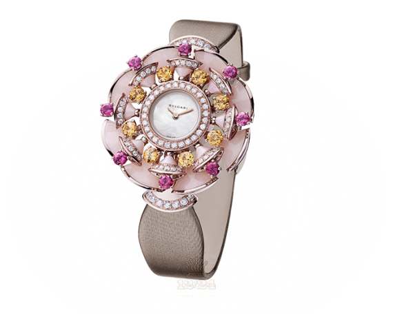 Bvlgari Divas Dream Watch 102420 DVP39WGD1OTGL 39 mm Pink gold Case White Dial