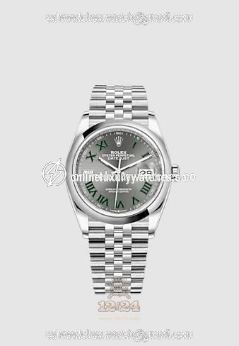 Rolex Datejust Watch 126200-0017 36 mm Stainless steel Case Gray Dial
