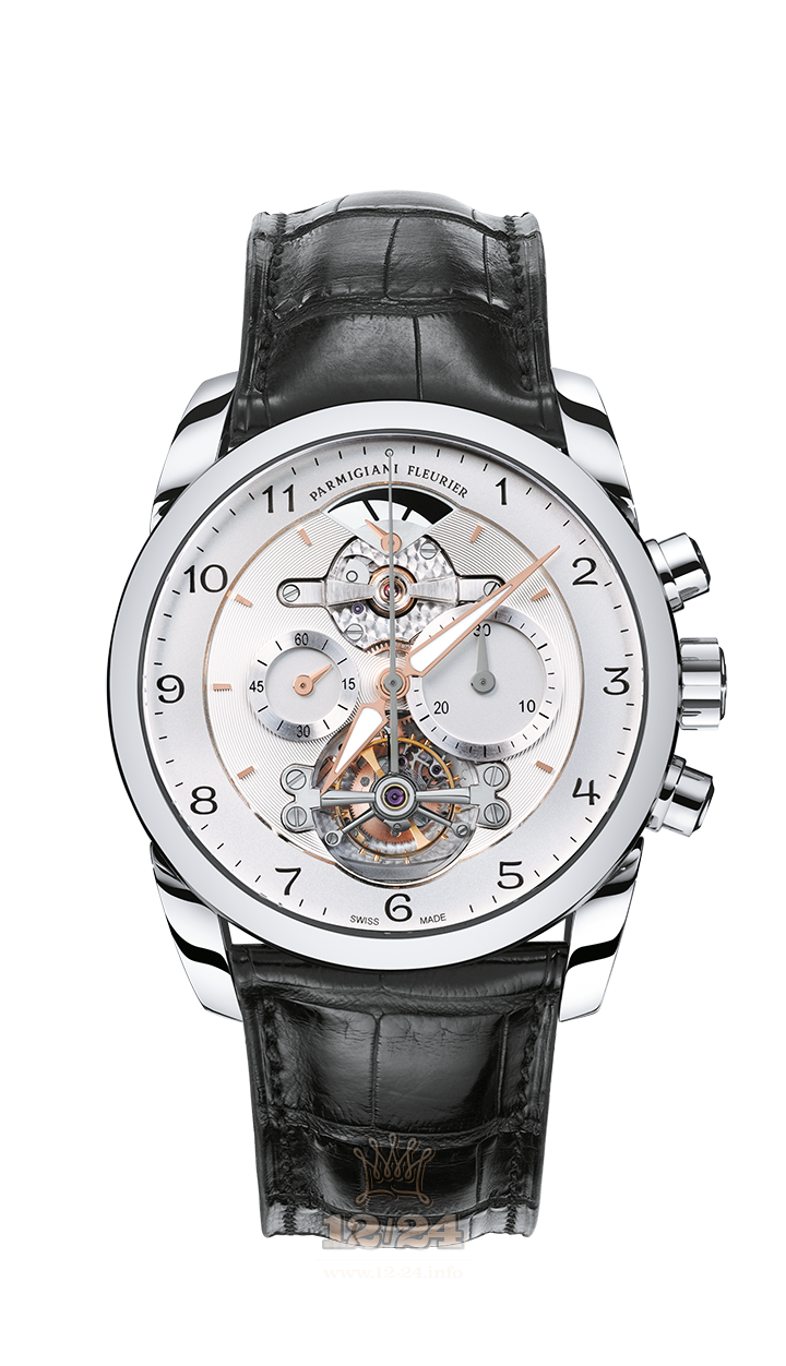 Parmigiani Fleurier Tonda Watch PFH236-1200101-HA1441 43 mm White gold Case Silver Dial