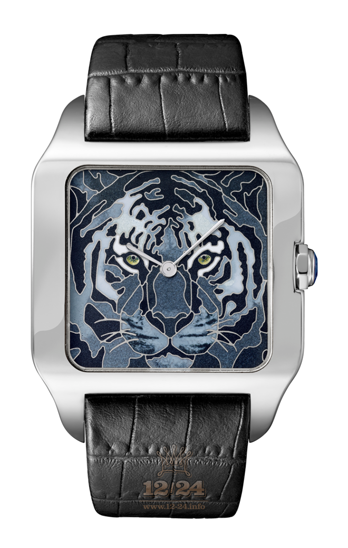 Cartier Santos de Cartier Watch HPI01189 White gold Case Blue Dark blue Dial