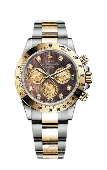 Rolex Cosmograph Daytona Watch 116523-0047 40 mm Steel / Yellow gold Case Black Dial