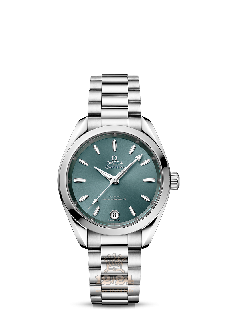 Omega Seamaster Watch 220.10.34.20.10.001 34 mm Stainless steel Case Green Dial