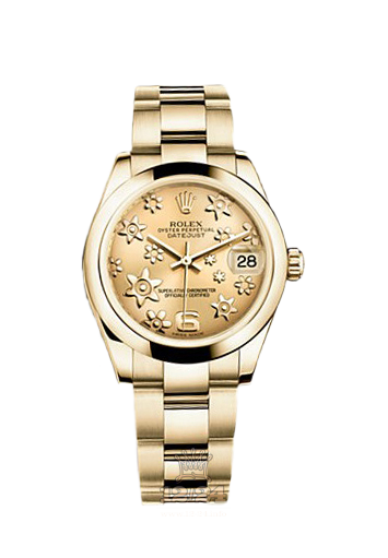 Rolex Datejust Watch 178248-0085 31 mm Yellow gold Case Golden Dial