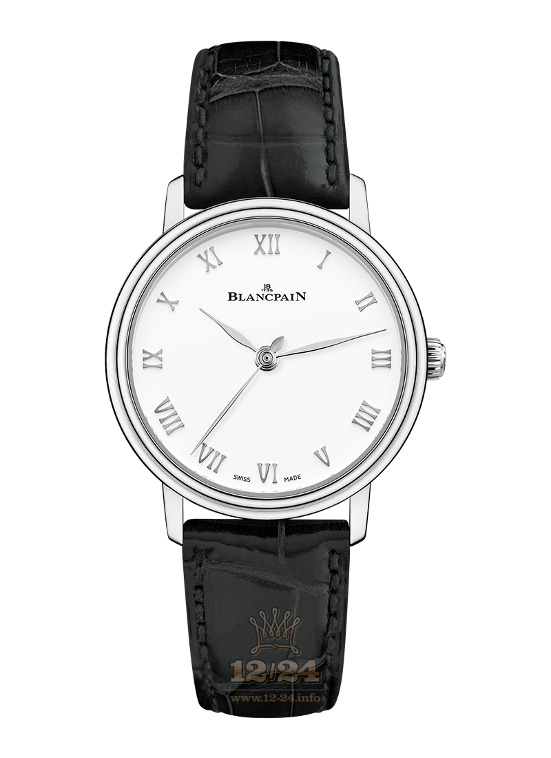 Blancpain Women Watch 6104-1127-95A 29 mm Stainless steel Case White Dial