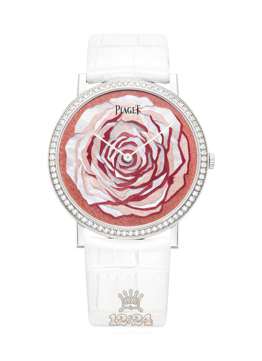 Piaget Altiplano Watch G0A41208 38 mm White gold Case Pink Painted Dial