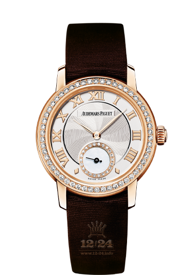 Audemars Piguet Jules Audemars Watch 77228OR.ZZ.A082MR.01 28 mm Pink gold Case Silver Dial