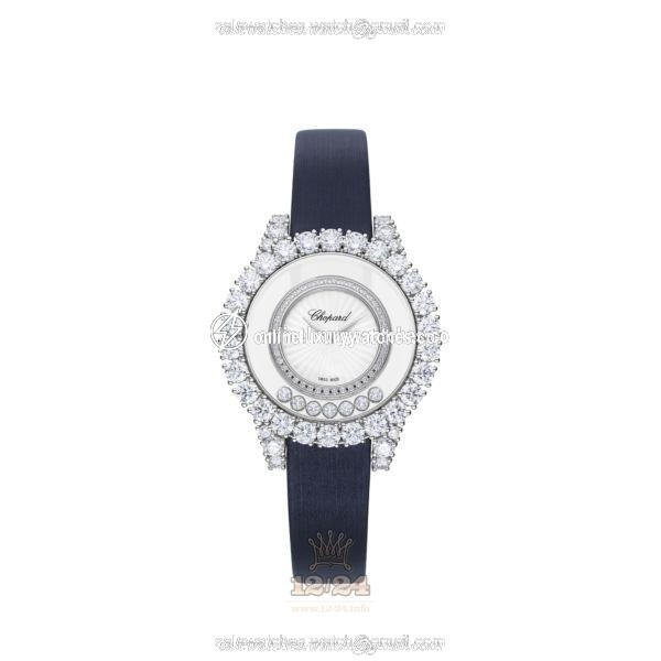 Chopard Happy Diamonds Watch 209430-1001 37 mm White gold Case White Dial