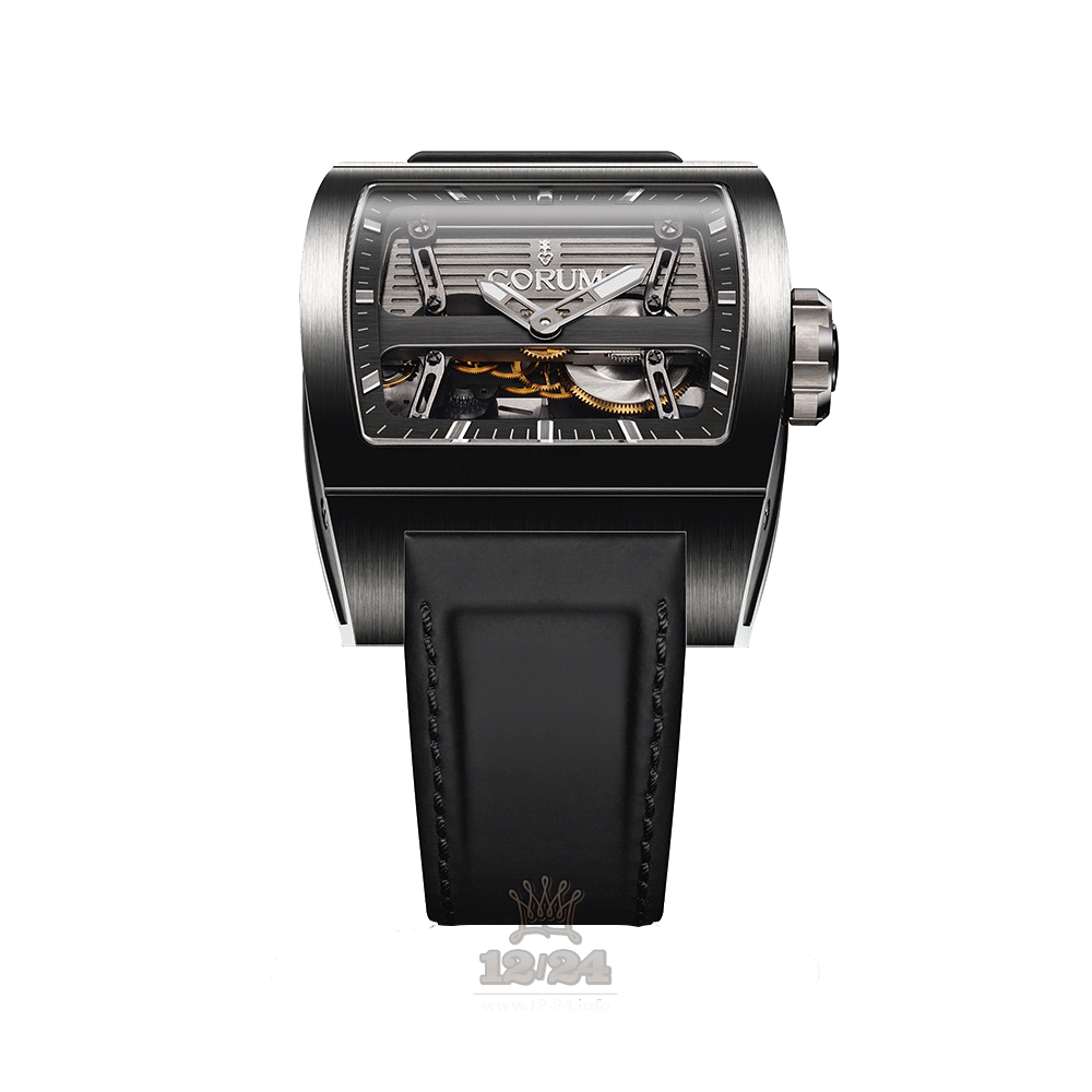 Corum Bridges Watch 207.201.04/0F61 0000 42 mm Titanium Case Black Gray Dial