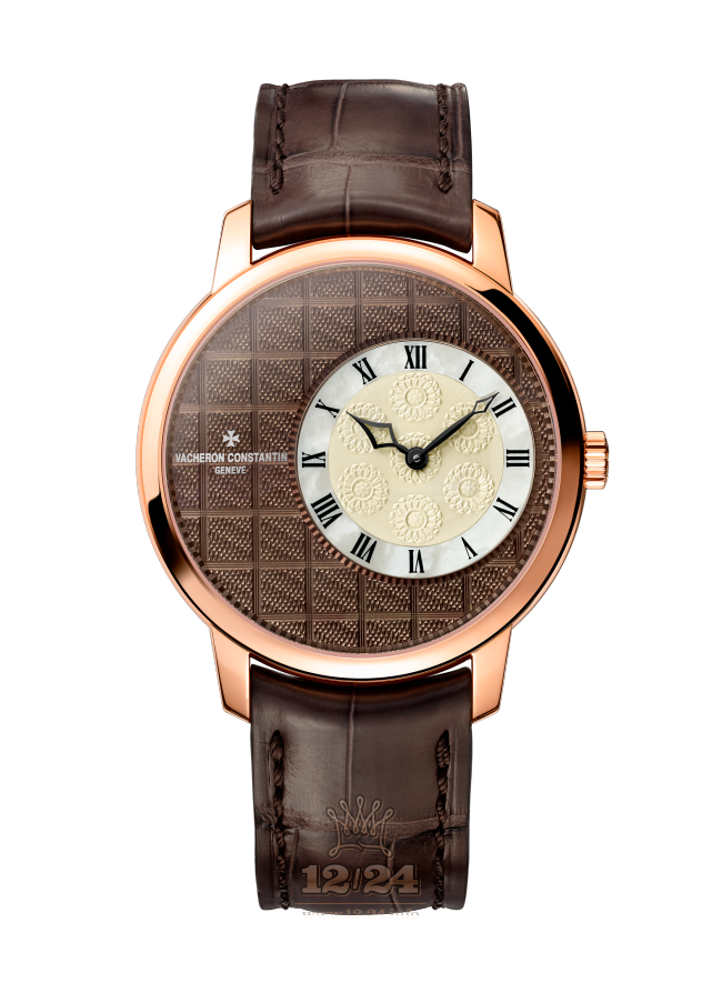 Vacheron Constantin Metiers d Art Watch 1400U/000R-B216 39 mm Pink gold Case Brown (chocolate) Dial