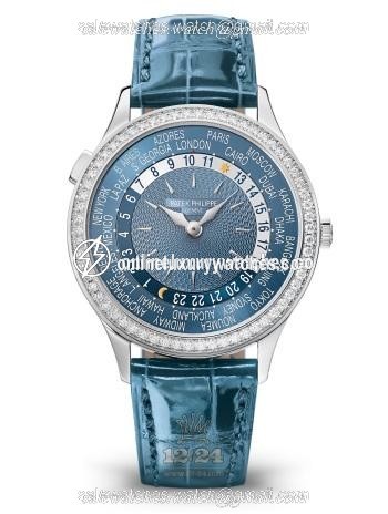 Patek Philippe Complications Watch 7130G-016 36 mm White gold Case Blue Dark blue Dial