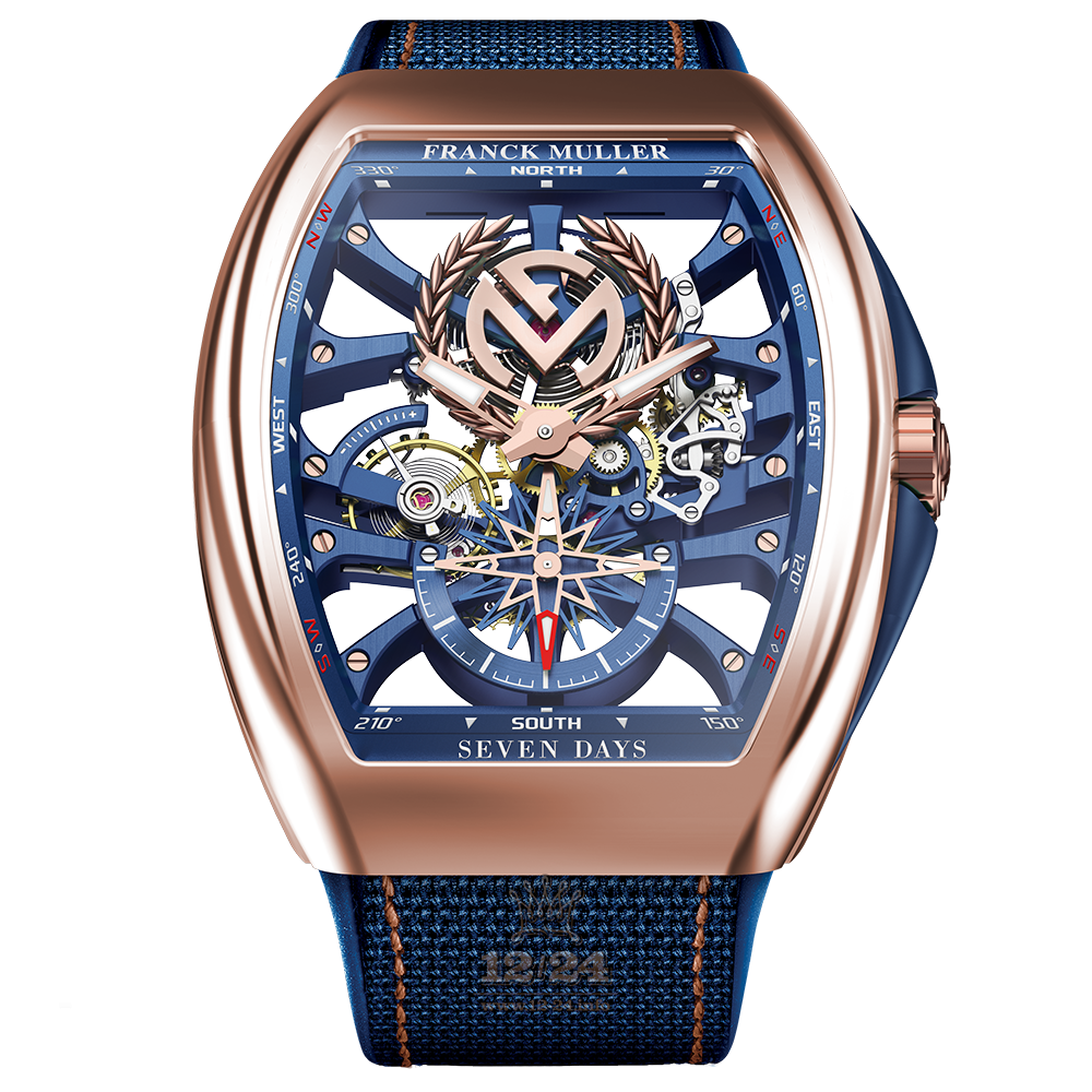 Franck Muller Vanguard Watch V 45 S6 SQT ANCRE FM YACHT 5N 44 mm Pink gold Case