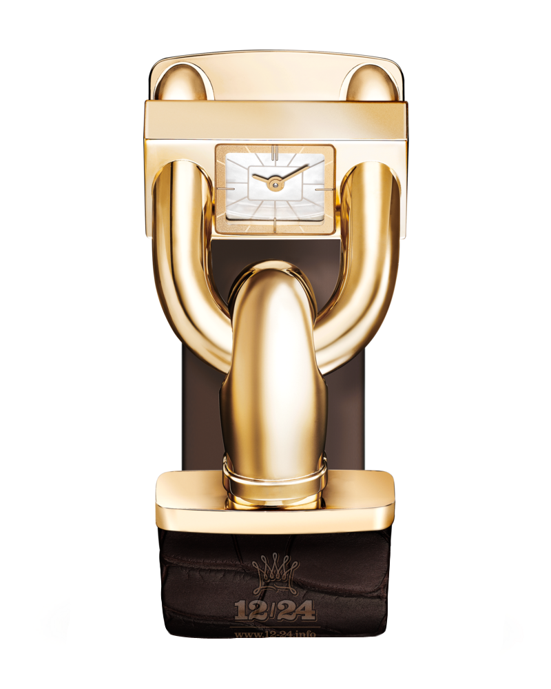Van Cleef Cadenas Watch VCARO4J100 26 mm Yellow gold Case White Dial