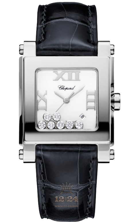 Chopard Happy Diamonds Watch 278495-3001 38 mm Stainless steel Case White Dial