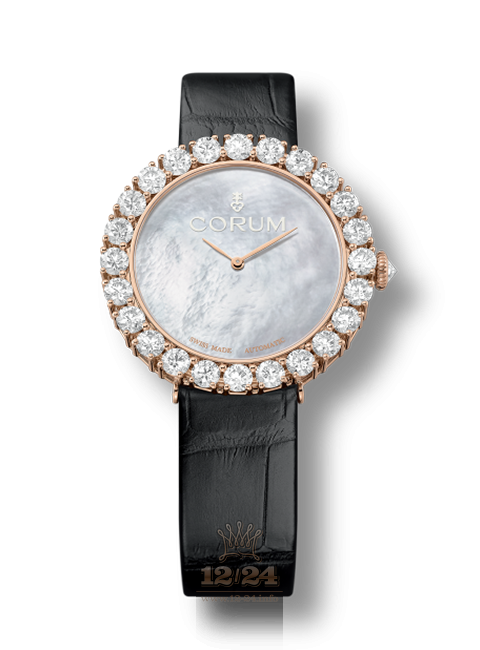 Corum Heritage Watch Z058/03286 38 mm Pink gold Case White Dial