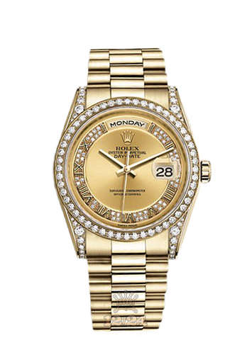 Rolex Day-Date Watch 118388-0015 36 mm Yellow gold Case Golden Dial