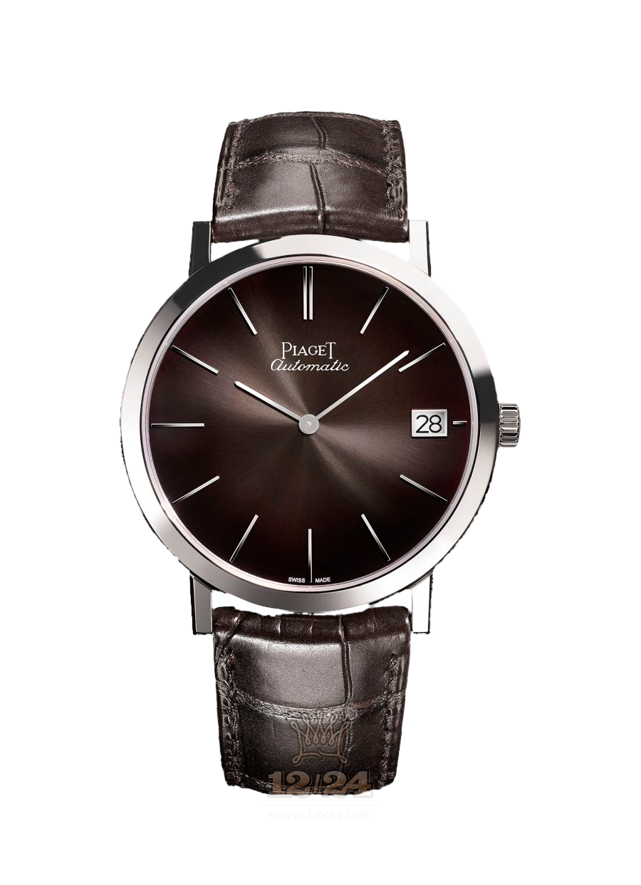 Piaget Altiplano Watch G0A42050 40 mm White gold Case Gray Brown (chocolate) Dial