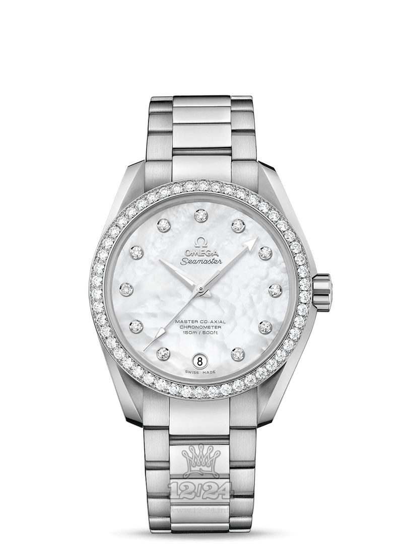 Omega Aqua Terra 150 M Watch 231.15.39.21.55.001 38 mm Stainless steel Case White Dial