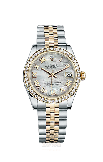Rolex Datejust Watch 178383-0003 31 mm Steel / Yellow gold Case Silver Dial
