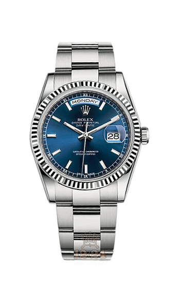 Rolex Day-Date Watch 118239-0303 36 mm White gold Case Dark blue Dial