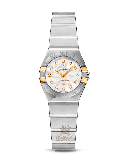Omega Constellation Watch 123.20.24.60.55.006 24 mm Steel / Yellow gold Case White Dial
