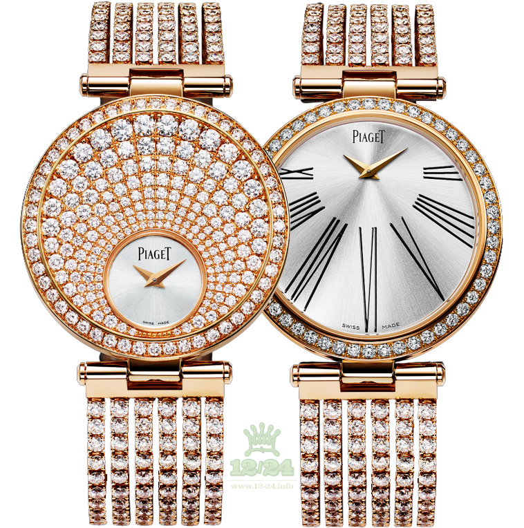 Piaget Limelight Watch G0A37139 35 mm Pink gold Case Silver Dial