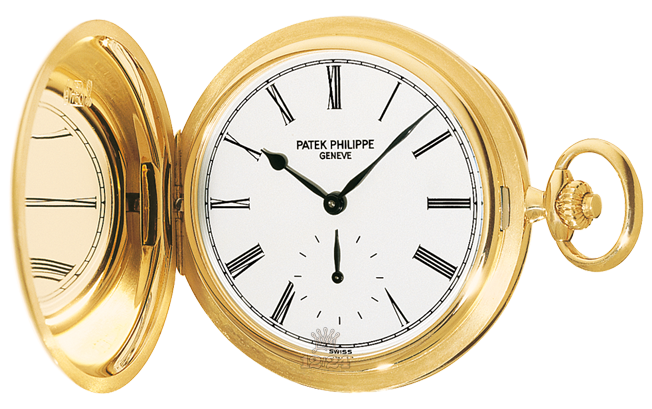 Patek Philippe Hunter Pocket Watches Watch 980J-010 48 mm Yellow gold Case White Dial