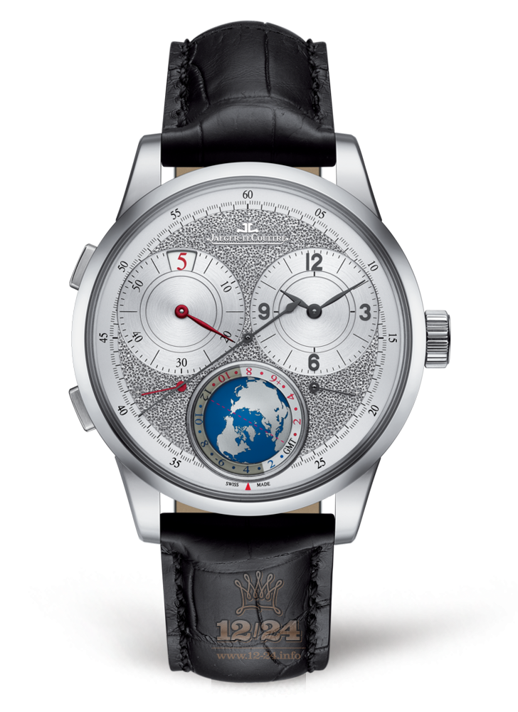 Jaeger-LeCoultre Duometre Watch 6063440 42 mm White gold Case Silver Dial