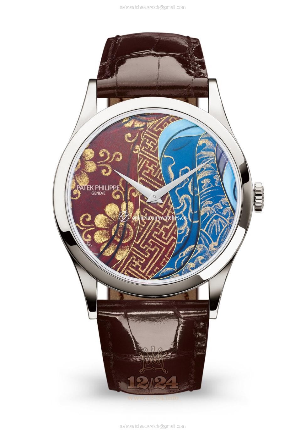 Patek Philippe Rare Handcrafts Watch 5077P-102 Platinum Case