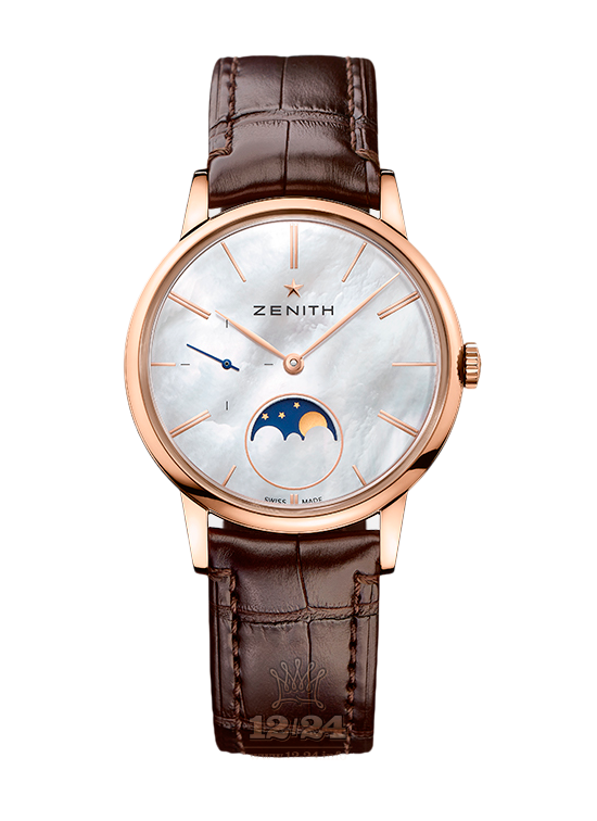 Zenith Elite Watch 18.2320.692/80.C713 36 mm Pink gold Case White Dial