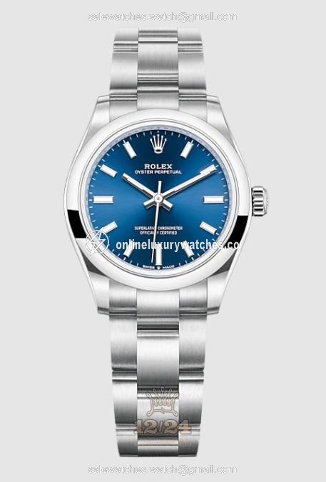 Rolex Oyster Perpetual Watch 277200-0003 31 mm Stainless steel Case Dark blue Dial