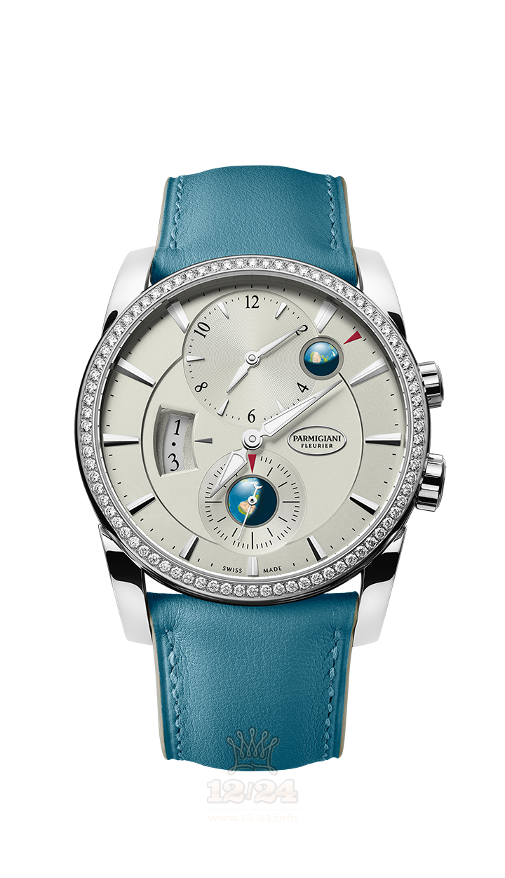 Parmigiani Fleurier Tonda Watch PFC231-0060700-HC2822 Stainless steel Case White Dial