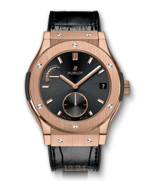 Hublot Classic Fusion Watch 516.OX.1480.LR 45 mm Red gold Case Black Dial
