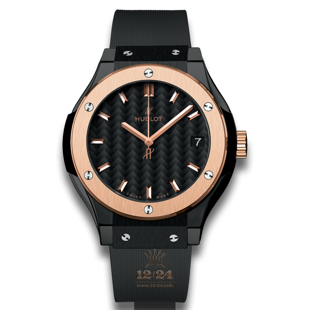 Hublot Classic Fusion Watch 581.CO.1781.RX 33 mm Red gold Ceramics Case Black Dial