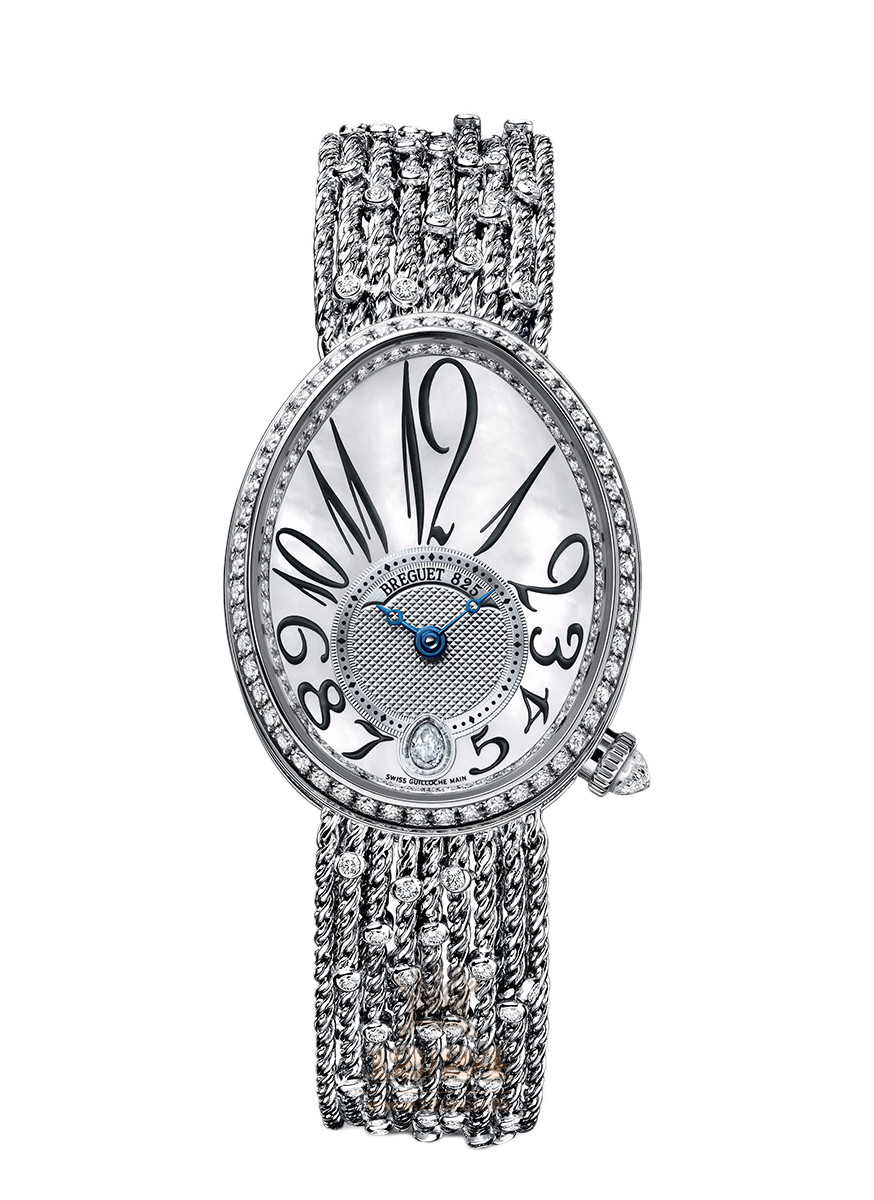 Breguet Reine de Naples Watch 8918BB/58/J31 D0DD 36 mm White gold Case White Silver Dial