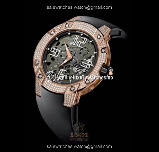 Richard Mille Women's Collection Watch RM 033 RG 46 mm Red gold Case