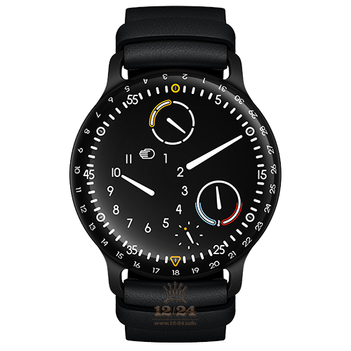 Ressence Type 3 Watch TYPE 3BB Black Black 44 mm Titanium Case Black Dial
