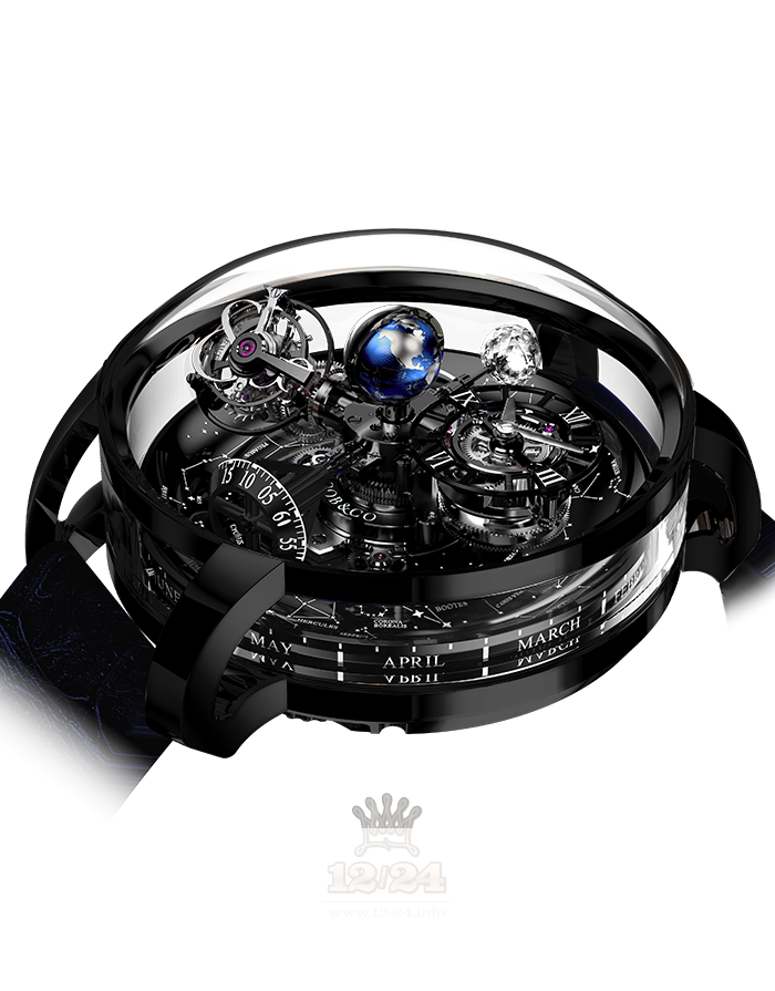 Jacob & Co Grand Complication Masterpieces Watch AT110.31.AA.WD.A 47 mm Black Dial