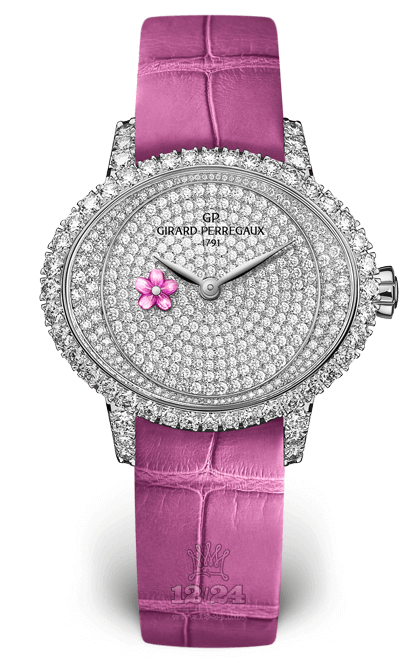 Girard Perregaux Cats Eye Watch 80498D53M7B1-BKLA 35 mm White gold Case